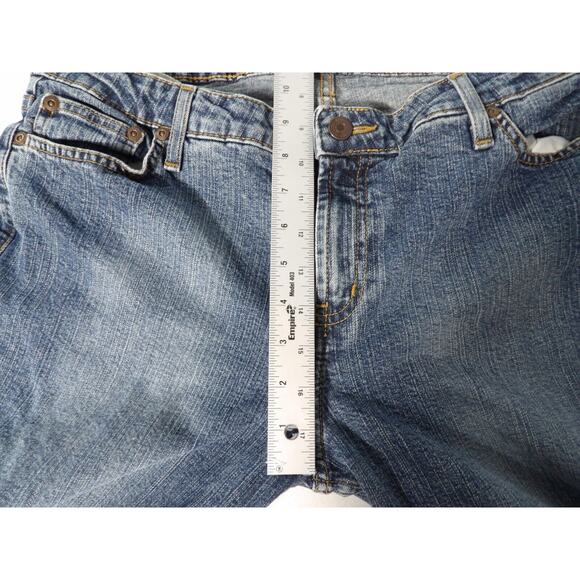 Mossimo Womens Sz 19 Premium Denim Low Rise Boot Cut Blue Jeans - Picture 12 of 14